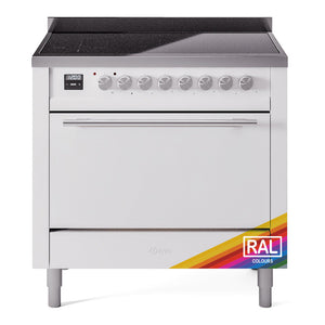 ILVE Professional Plus II 36-Inch Induction Range with 6 Induction Elements, 3.5 cu. ft. Oven, RAL, Solid Door, UPI366QMPRA
