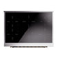 ILVE Nostalgie II 36-Inch Induction Range with 6 Induction Elements, 3.5 cu. ft. Oven, Burgundy with Burnished Trim, Solid Door, UPI366QNMPBUB