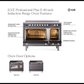 ILVE Professional Plus II 48-Inch Induction Range with 6 Induction Elements, 5.02 cu. ft. Oven, Graphite Matte, Solid Door, UPI486QMPMG