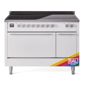 ILVE Professional Plus II 48-Inch Induction Range with 6 Induction Elements, 5.02 cu. ft. Oven, RAL, Solid Door, UPI486QMPRA