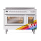 ILVE Professional Plus II 48-Inch Induction Range with 6 Induction Elements, 5.02 cu. ft. Oven, RAL, Triple Glass Door, UPI486WMPRA