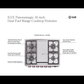 ILVE Panoramagic 36-Inch Dual Fuel Range with 6 Sealed Burners + Griddle, 3.5 cu. ft. Oven, Stainless Steel, Liquid Propane, Triple Glass Door, UPM09FDS3SSLP