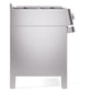 ILVE Panoramagic 48-Inch Dual Fuel Range with 8 Sealed Burners + Griddle, 5.02 cu. ft. Oven, Stainless Steel, Natural Gas, Triple Glass Door, UPM12FDS3SS