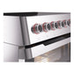 ILVE Panoramagic 36-Inch Induction Range with 6 Induction Elements, 3.5 cu. ft. Oven, Stainless Steel, Triple Glass Door, UPMI09S3SS