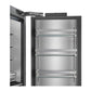 ILVE 36-Inch Built-In Bottom Freezer Refrigerator with 19.8 cu. ft. Capacity, Reversible Door, Energy Star, Sabbath Mode (Internal Water Dispenser and Ice Maker), URBM36SIWPRY