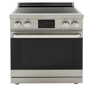 Induction Hardware Luxury Series 30-Inch 5.1 Cu. Ft. Induction Range, Self-Cleaning, Stainless Steel, S-IR30-SS