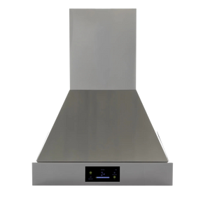 Induction Hardware 30-Inch Convertible Wall Mount Range Hood, 400 CFM, Stainless Steel, RH-400-30-SS