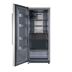 FORNO Fortezza 28" Left-Swing Freezer with Fast Freeze, Digital Controls and Automatic Ice Maker in Stainless Steel, FFFFD1738-28LS