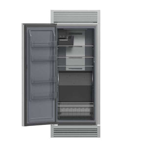 FORNO Fortezza 32" Left-Swing Freezer with Fast Freeze, Digital Controls and Automatic Ice Maker with Grill Trim Kit, FFFFD1738-32LSG