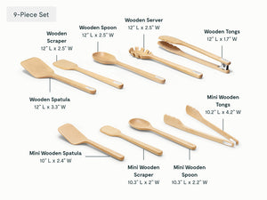 Caraway Utensil & Minis Set
