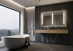 Paris Mirror 60" x 35" Rectangle Verano Illuminated Mirror 6000K
