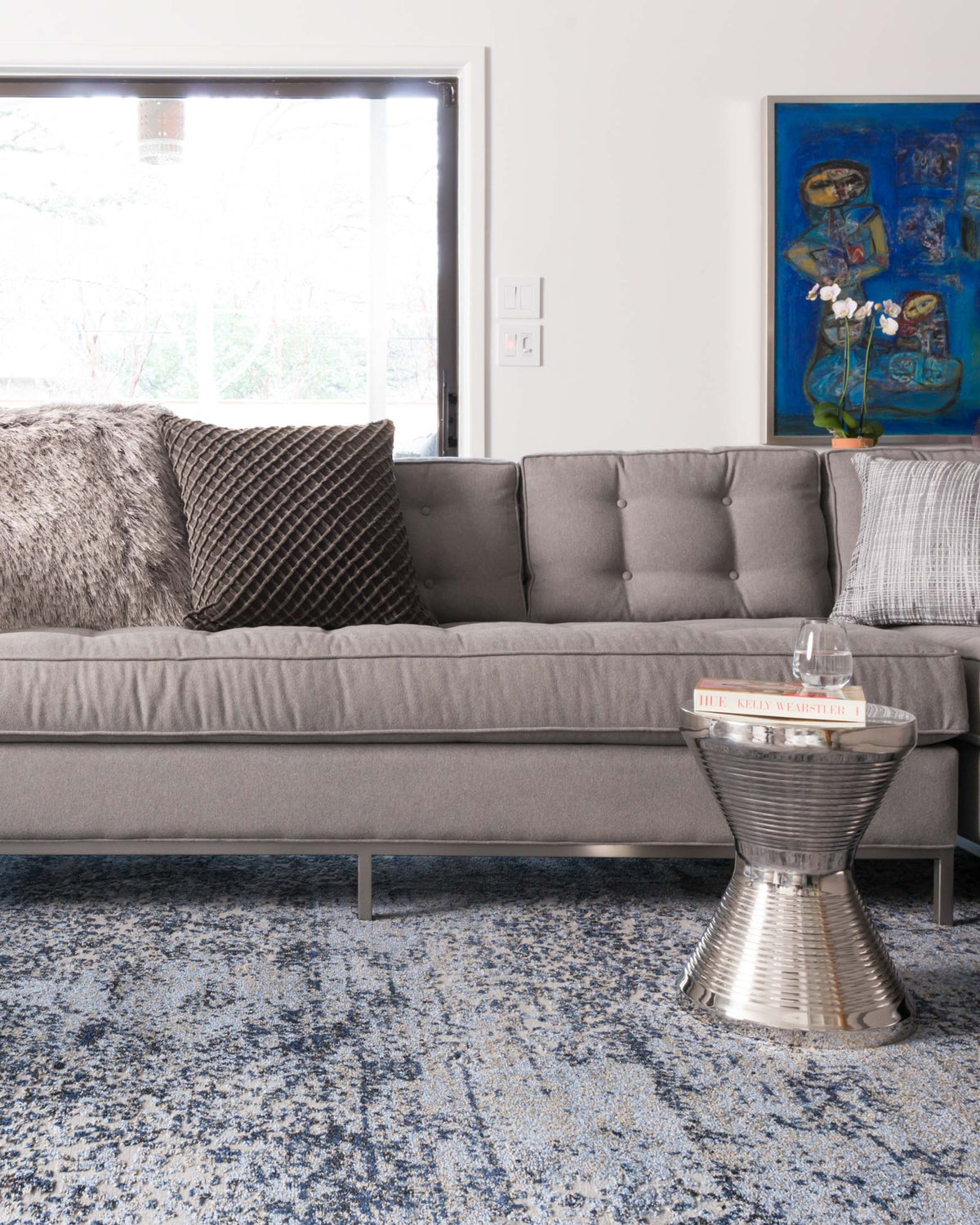 Loloi Viera VR-06 Lt. Blue / Grey area rug - image 2