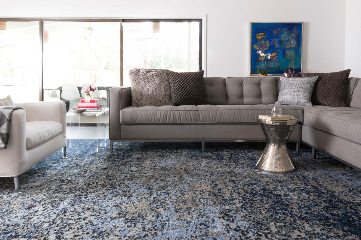 Loloi Viera VR-07 Grey / Navy area rug - image 4