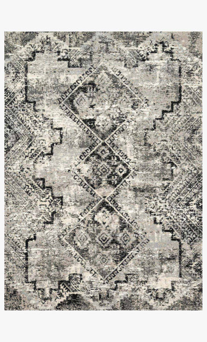 Loloi Viera VR-10 Grey / Black area rug - image 1