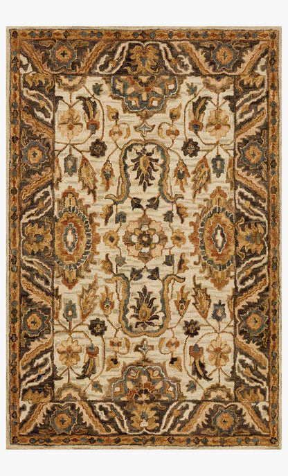 Loloi Victoria VK-02 Ivory / Dk Taupe area rug - image 1