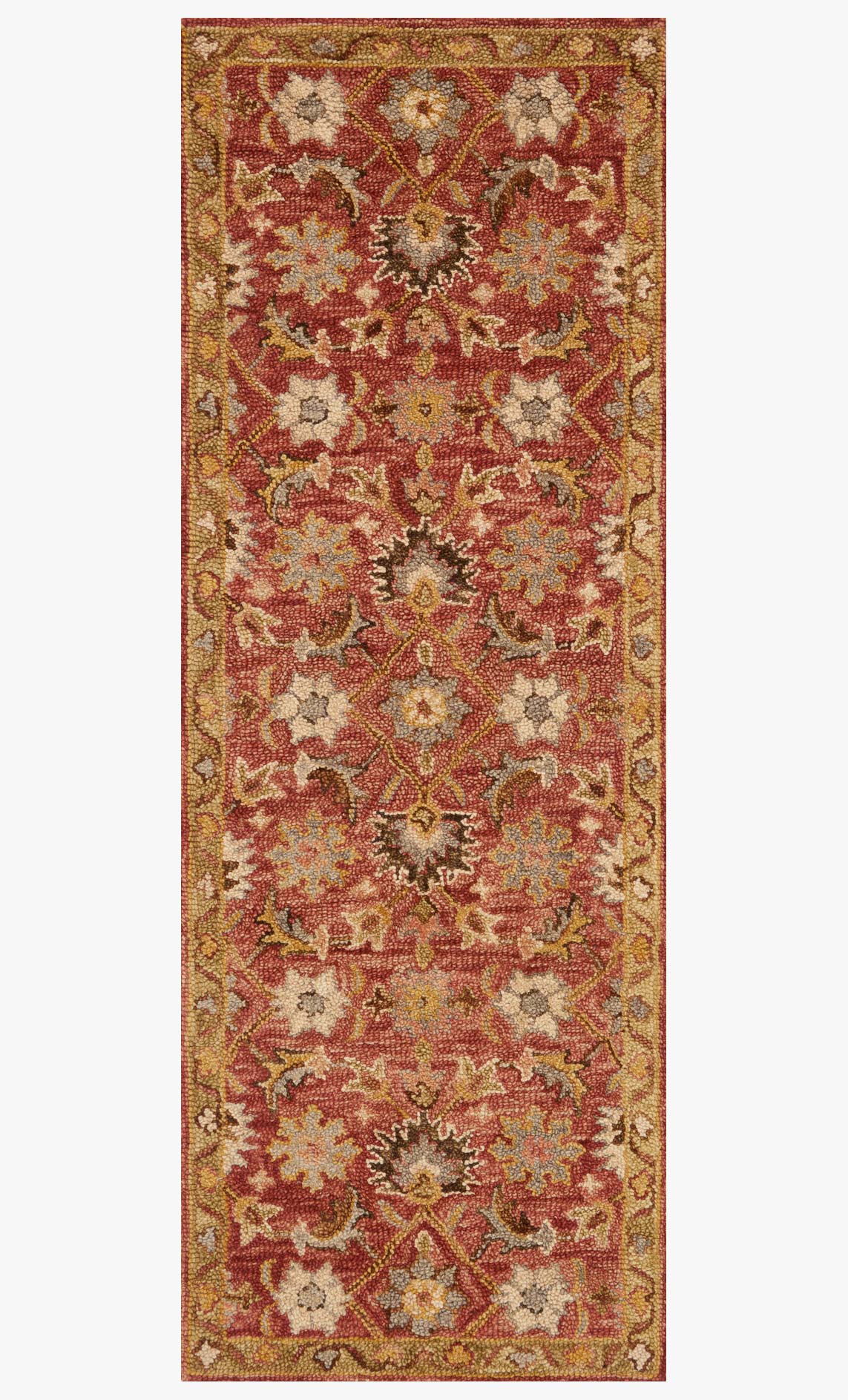 Loloi Victoria VK-09 Terracotta / Gold area rug - image 3