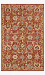 Loloi Victoria VK-09 Terracotta / Gold area rug - image 1
