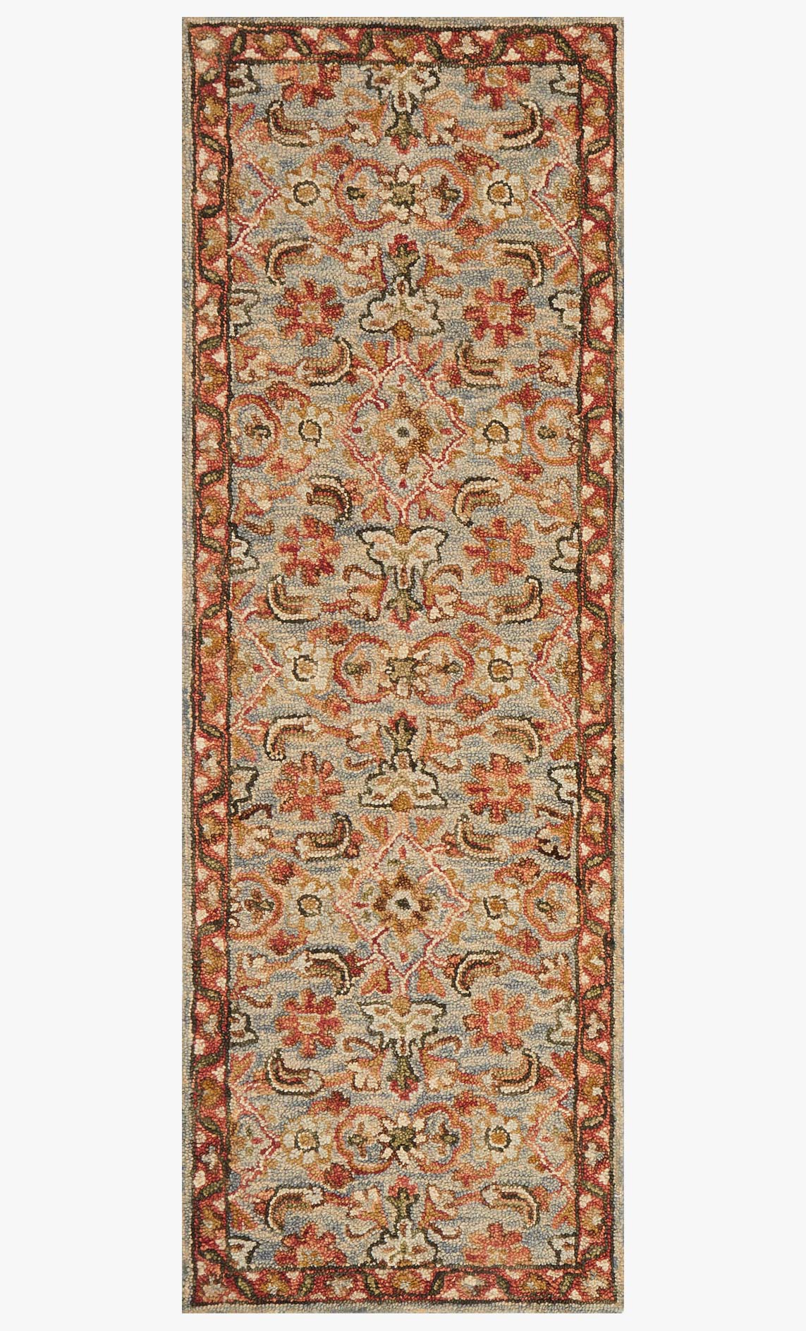 Loloi Victoria VK-10 Slate / Terracotta area rug - image 3