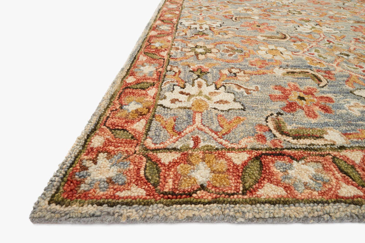 Loloi Victoria VK-10 Slate / Terracotta area rug - image 2