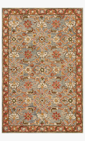 Loloi Victoria VK-10 Slate / Terracotta area rug - image 1