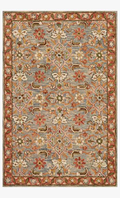 Loloi Victoria VK-10 Slate / Terracotta area rug - image 1
