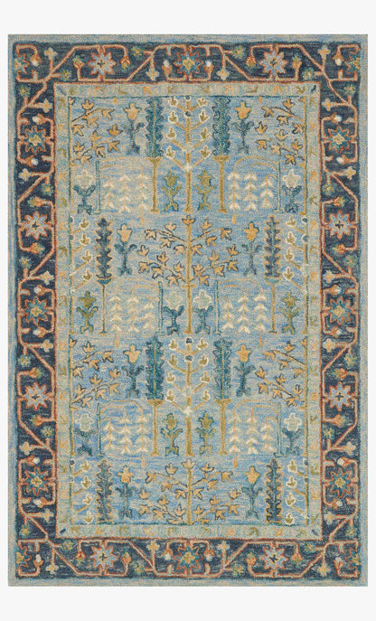 Loloi Victoria VK-12 Lt Blue / Dk Blue area rug - image 1