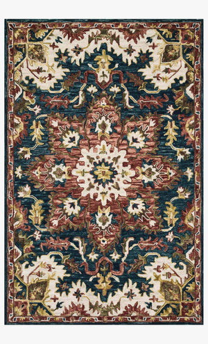 Loloi Victoria VK-13 Teal / Raspberry area rug - image 1