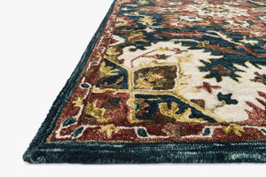 Loloi Victoria VK-13 Teal / Raspberry area rug - image 2
