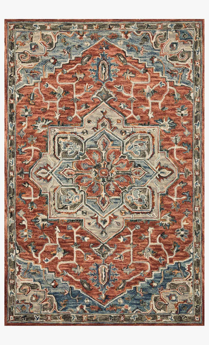 Loloi Victoria VK-15 Red / Multi area rug - image 1