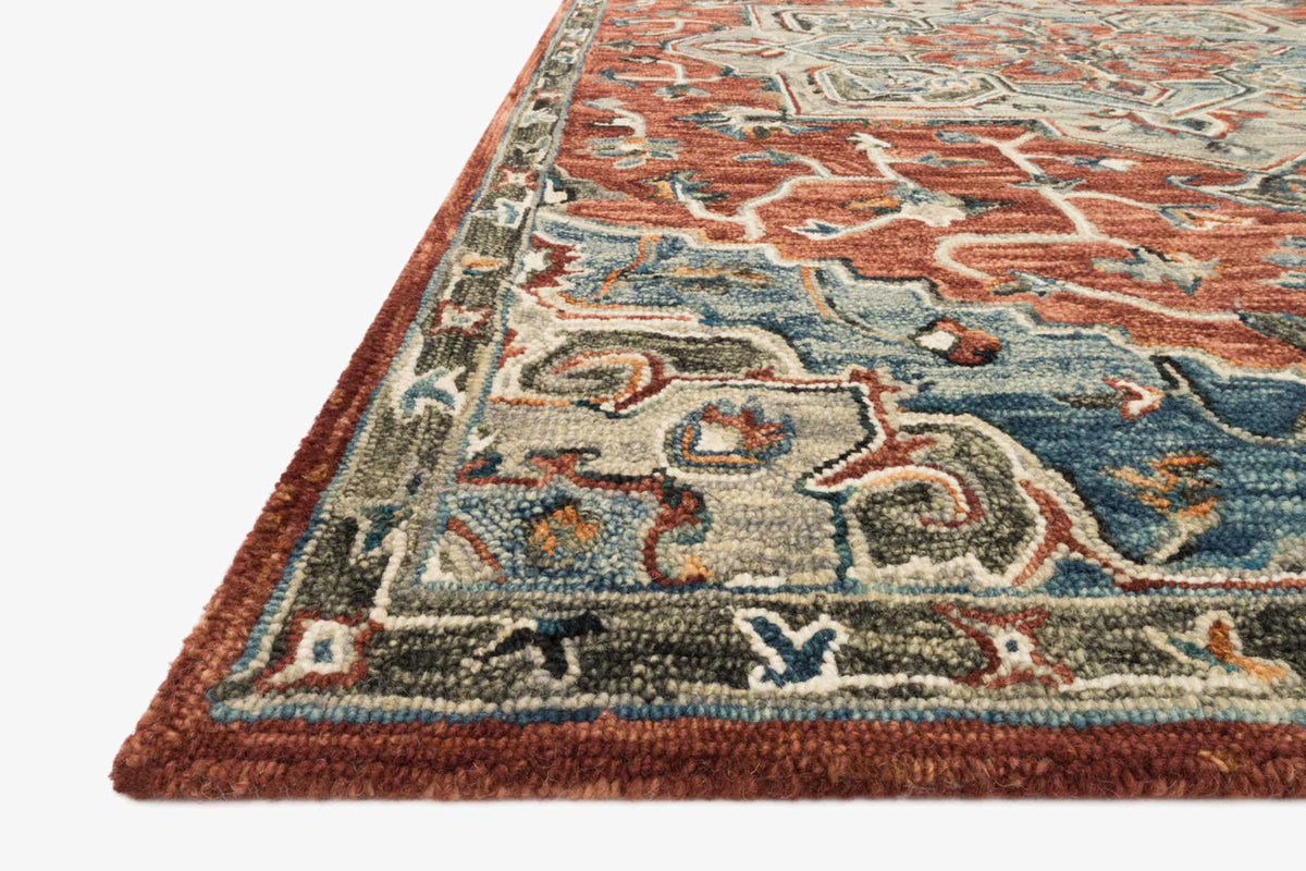 Loloi Victoria VK-15 Red / Multi area rug - image 2