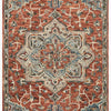 Loloi Victoria Collection Hooked Traditional Area Rug VK-15 - Red / Multi