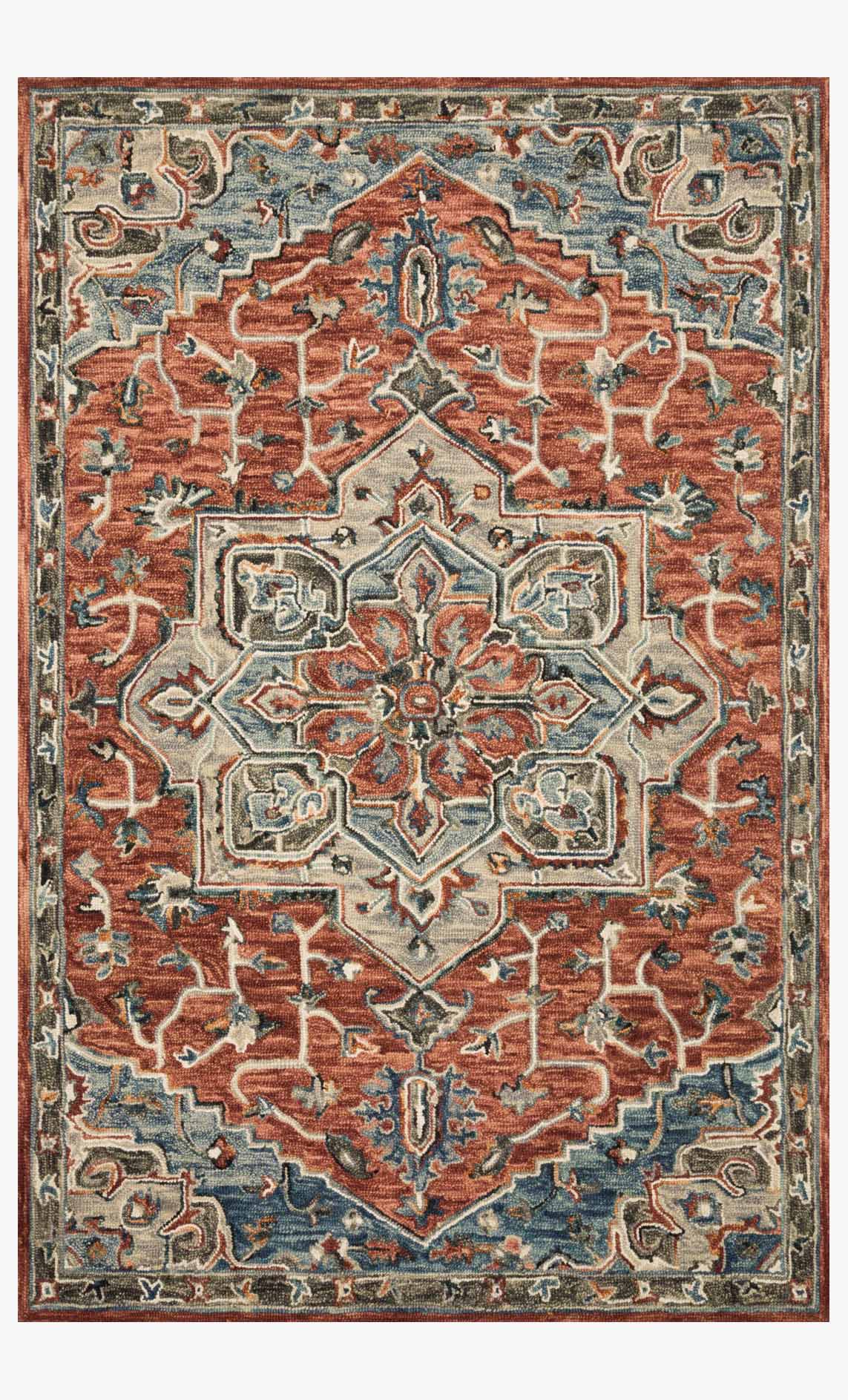 Loloi Victoria VK-15 Red / Multi area rug - image 1