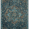 Loloi Victoria Collection Hooked Traditional Area Rug VK-15 - Teal / Multi
