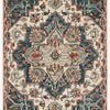 Loloi Victoria Collection Hooked Traditional Area Rug VK-16 - Blue / Red
