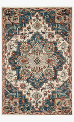 Loloi Victoria VK-16 Blue / Red area rug - image 1
