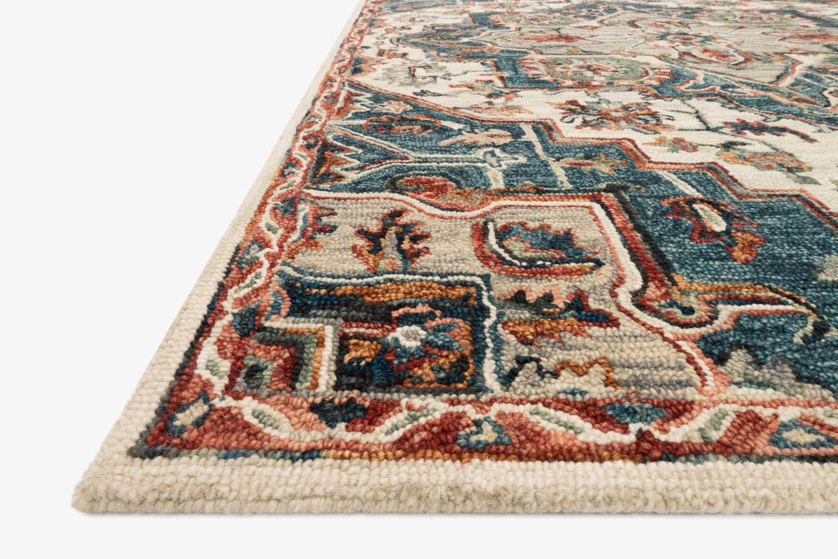 Loloi Victoria VK-16 Blue / Red area rug - image 2