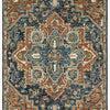 Loloi Victoria Collection Hooked Traditional Area Rug VK-16 - Rust / Multi