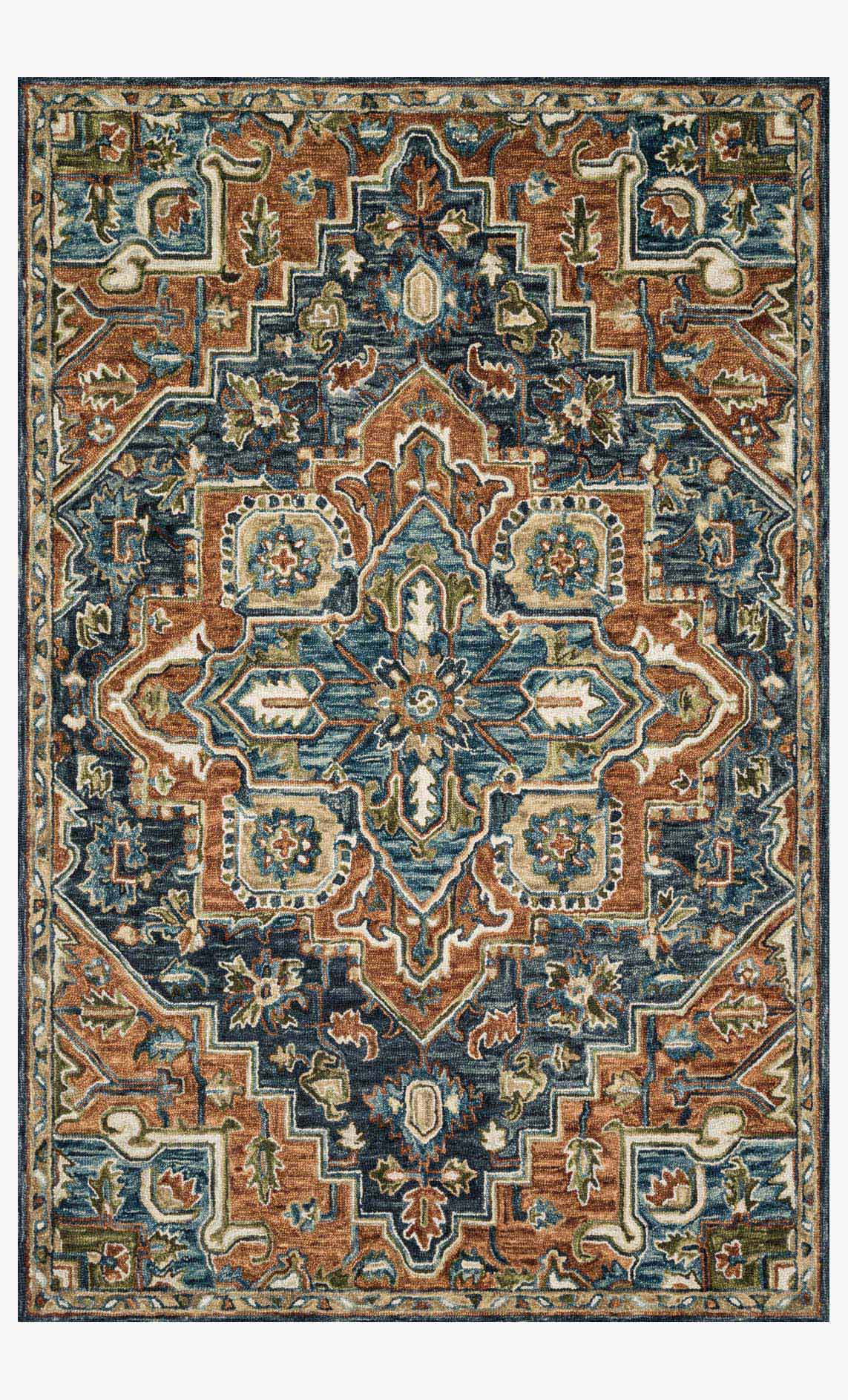 Loloi Victoria VK-16 Rust / Multi area rug - image 1