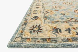 Loloi Victoria VK-18 Lt. Blue / Natural area rug - image 2
