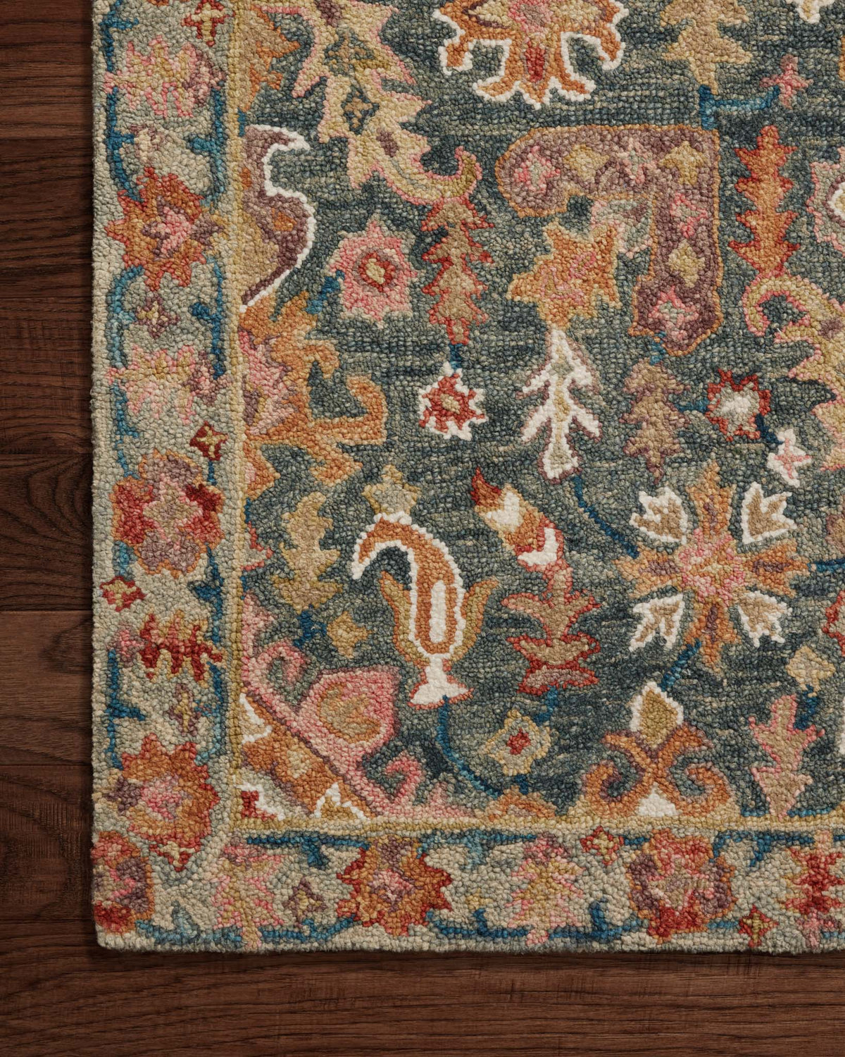 Loloi Victoria VK-22 Navy / Multi area rug - image 3