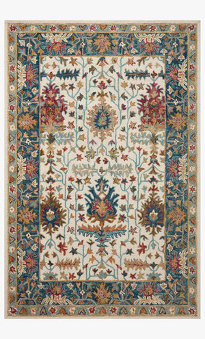Loloi Victoria VK-23 Ivory / Sky area rug - image 1