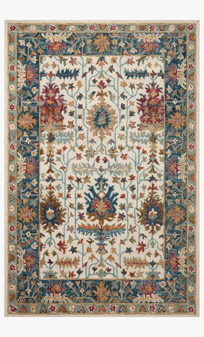 Loloi Victoria VK-23 Ivory / Sky area rug - image 1