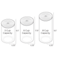 Glass Vacuum Seal Containers - Set of 3