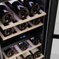 Empava 15-Inch Dual Zone Built-In Wine Cooler, 26-Bottle, Reversible Glass Door, Stainless Steel, EMPV-WC10D