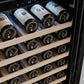 Empava 24-Inch Built-In Wine Cooler, 46-Bottle, Stainless Steel, EMPV-WC11S