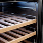Empava 24-Inch Built-In Wine Cooler, 46-Bottle, Stainless Steel, EMPV-WC11S