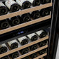 Empava 24-Inch Dual Zone Built-In Wine Cooler, 46-Bottle, Stainless Steel, EMPV-WC12D