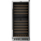 Empava 24-Inch Dual Zone Freestanding Wine Cooler, 119-Bottle, Stainless Steel, EMPV-WC14D