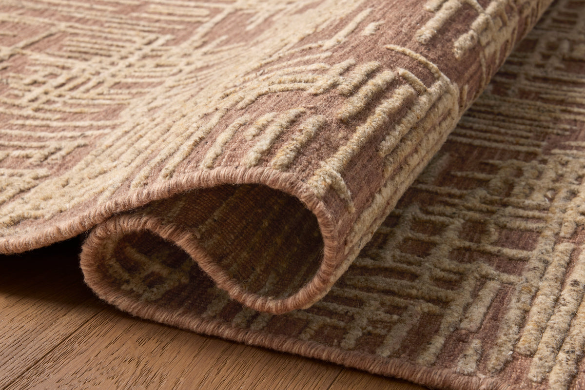 Loloi Woodriff WDR-01 Brick / Natural area rug - image 3