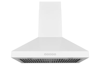 Hauslane Chef 30-in Convertible Matte Black Wall-Mounted Range Hood